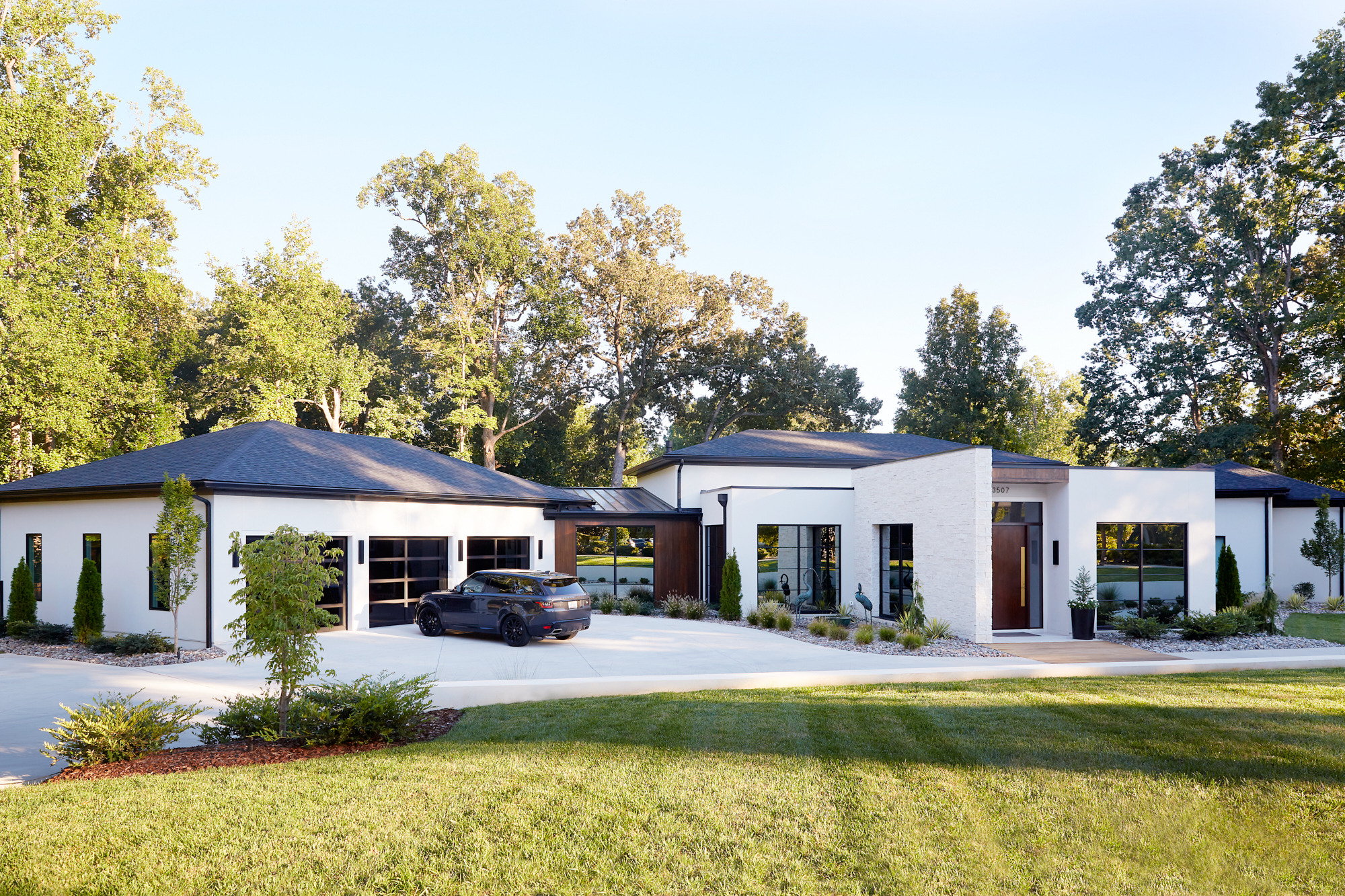 Modern custom home built by Wolfe Homes Modern custom home built by Wolfe Homes