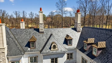 Intricate Roofline on a Custom Home by Wolfe Homes