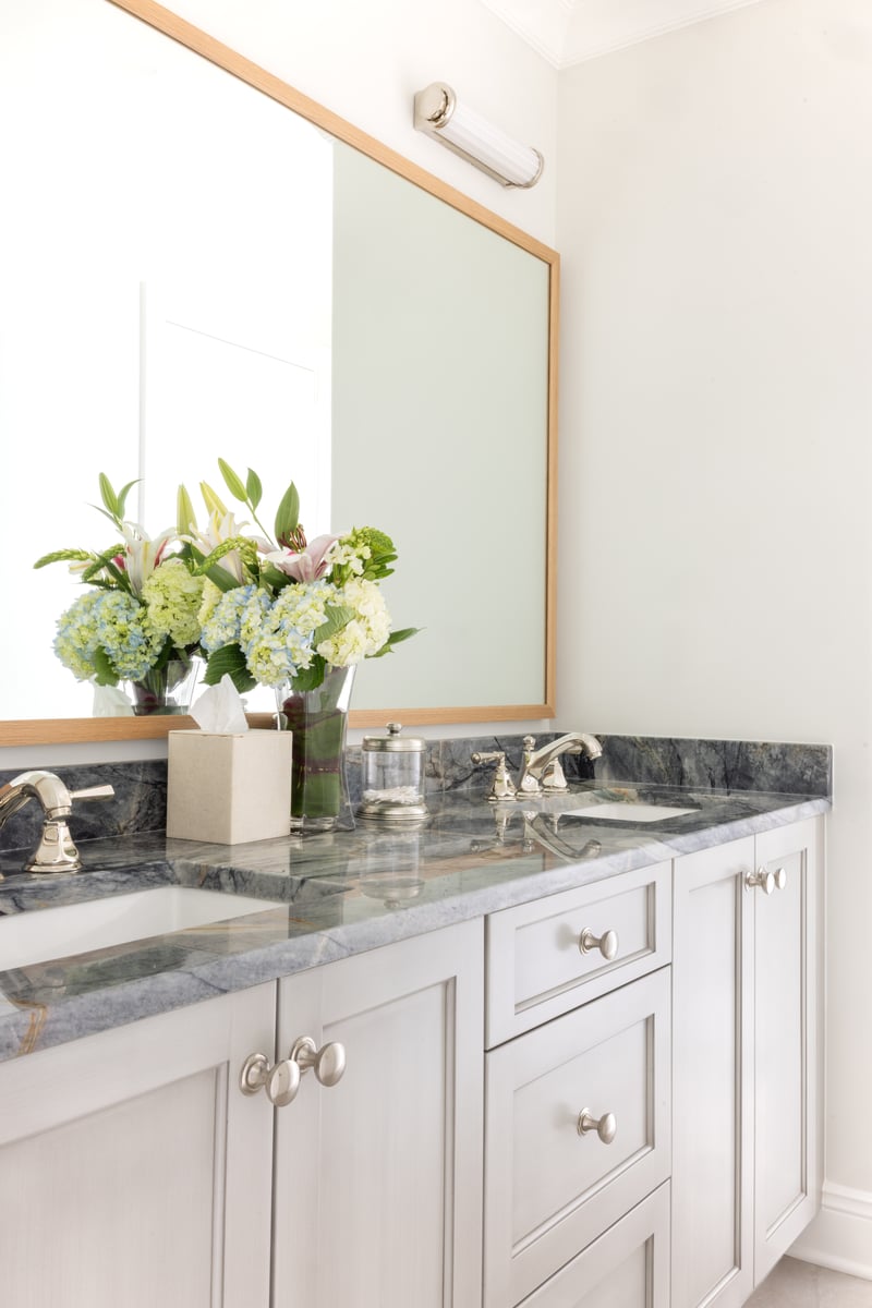 Guest Bathroom with Custom Vanity