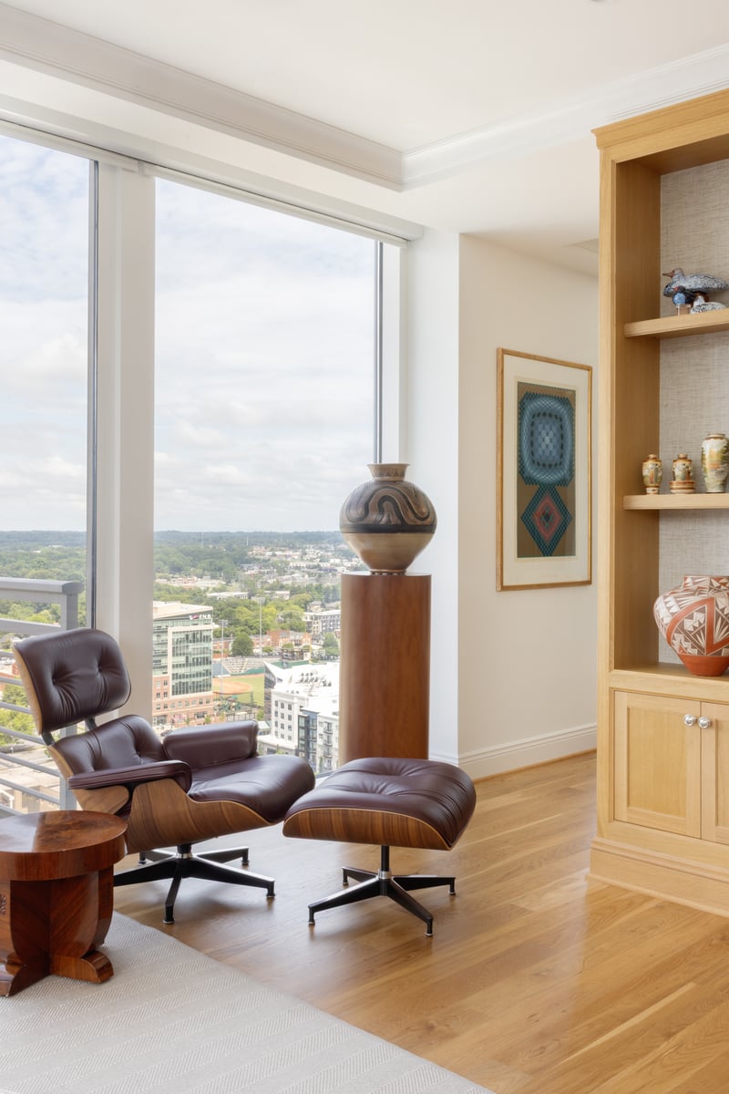 Living Room with Floor to Ceiling Windows