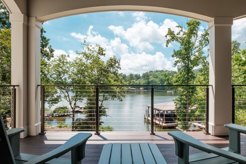 Porch lake view